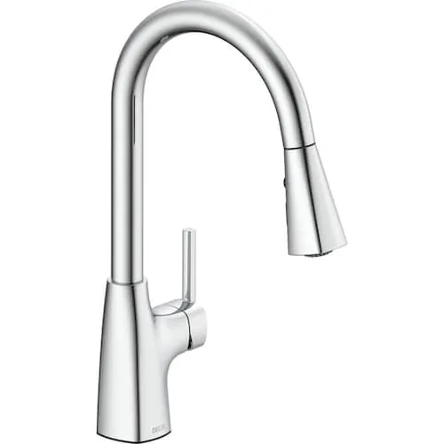 Banting Single Handle Pull-Down Sprayer Kitchen Faucet in Chrome