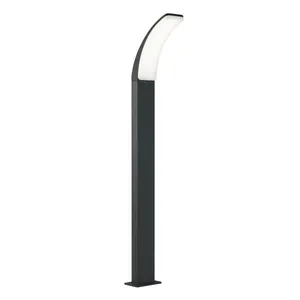 Lampione da giardino LED, LAKKO H 96 cm, antracite 1500 LUMEN, IP44 INSPIRE