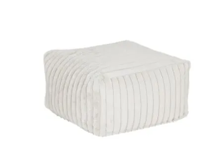 Zitzak Nooki 50x50cm - polyestervezel - lichtgrijs