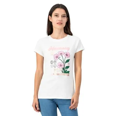 Playera Mxstaza Mujer Manga Corta Estampado Harmony