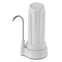 Filtro purificador de agua sobre mesada Aqua blanco