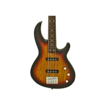 ARIA 313 JP FRETLESS - OPEN PORE SUNBURST 4 STRING BASS - HOT ROD COLLECTION