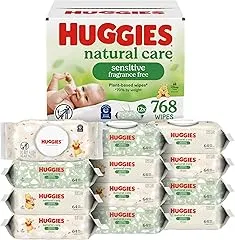 Huggies Natural Care Sensitive Baby Wipes…