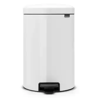 Brabantia NewIcon Pedal Bin White 20 Litre