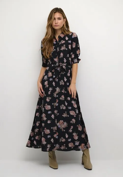 KAVELANA MAXI - Maxikjole - black