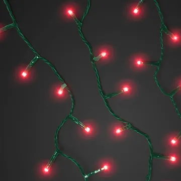 Catena Luminosa 300 LED Rosso 12 metri