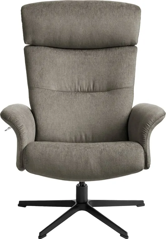 Conform Master hvilestol classic svingfot svart alu std, stoff Evita taupe 1373-24