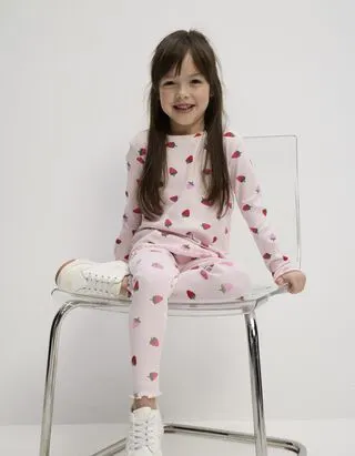 Leggings - A coste - rosa