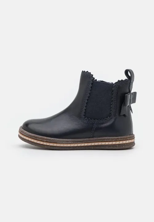 LEATHER - Ankelstøvletter - dark blue