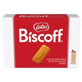 Lotus Biscoff Cookies, 8.8 oz., 4 Count