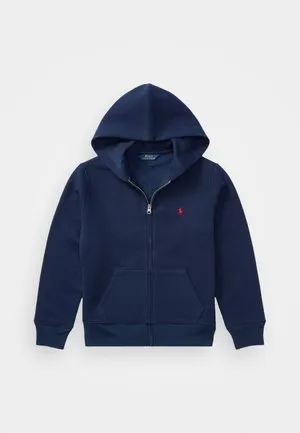 COTTON BLEND FLEECE HOODIE - Sweatjakke - cruise navy