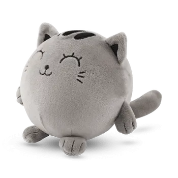 Squichy Kussen GREY CAT Grijs