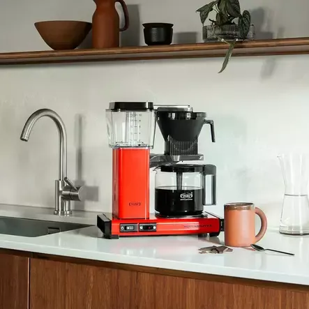 MOCCAMASTER AUTOMATIC KAHVINKEITIN PUNAINEN