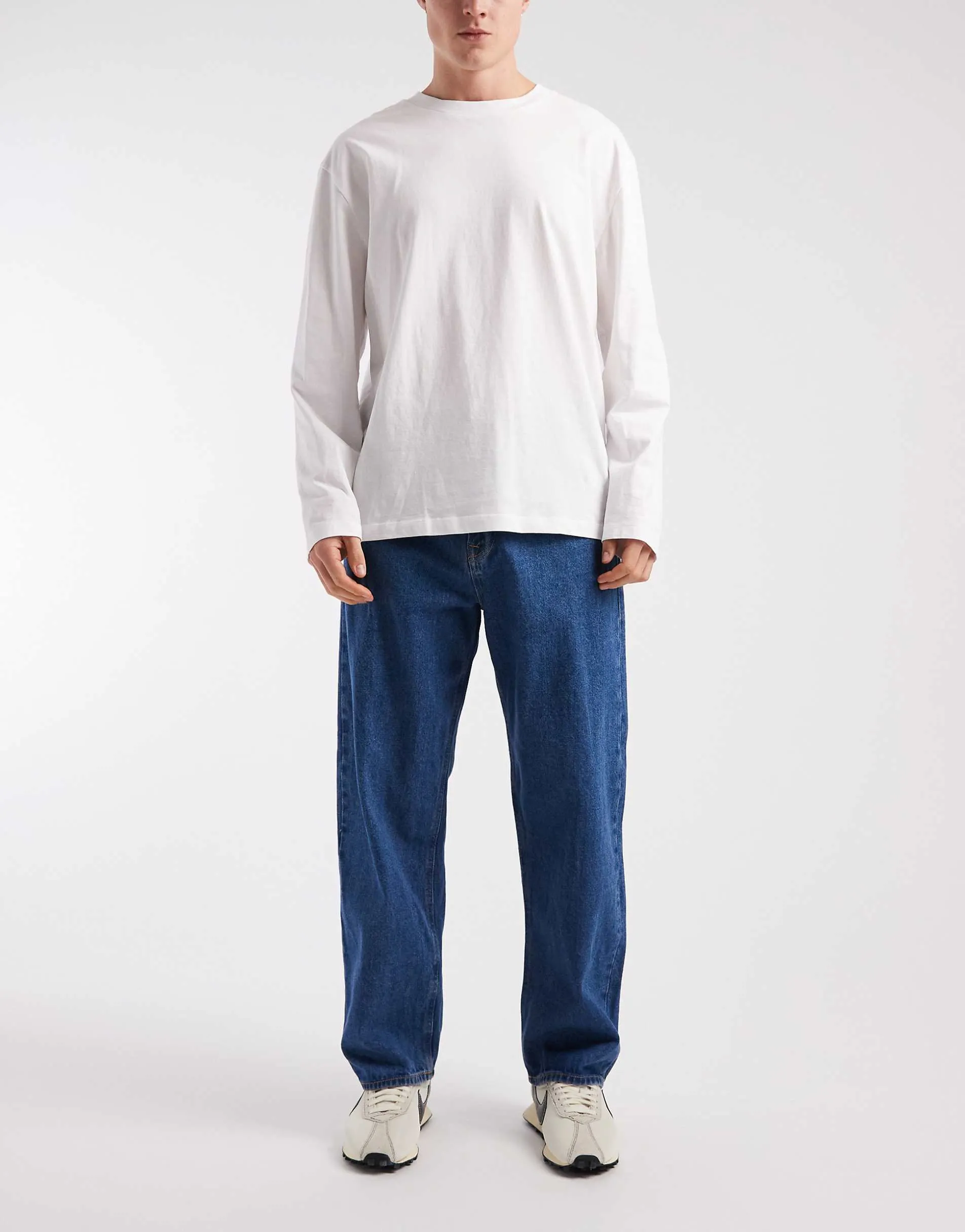 JJ Rebel Leo baggy jean in dark blue