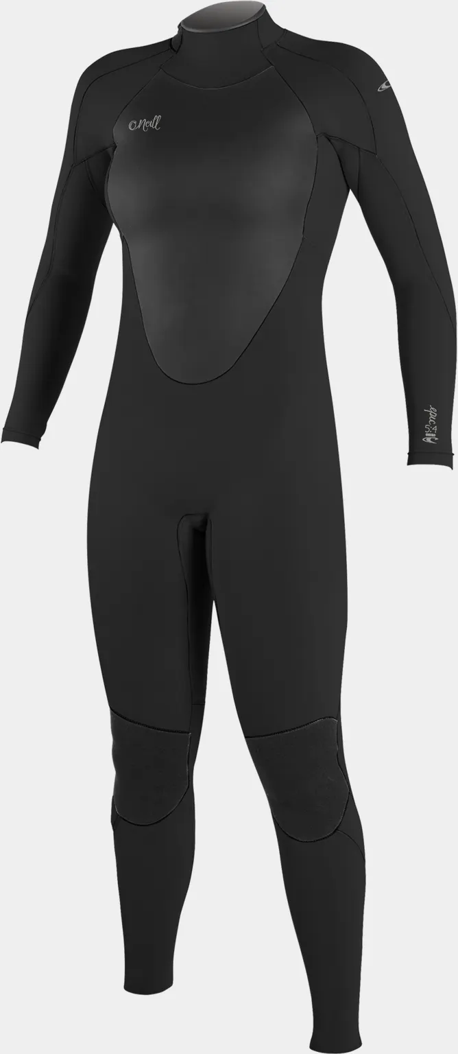 Epic 5/4mm Back Zip Full, våtdrakt, dame - Svart
