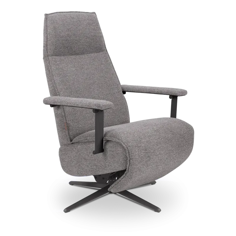 Relaxfauteuil VIllon - handmatig - stof Sneak Grijs