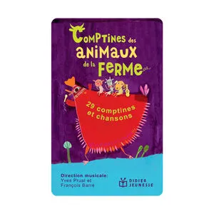 Carte à écouter "Comptines des animaux de la ferme"