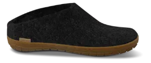 Glerups Tøfler med Naturgummisåle Charcoal