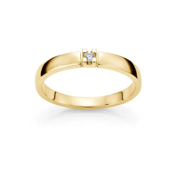 Alliansering 585 Gult Gull 0,07 ct