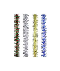 Fine Twist Cut Tinsel Assorted 2m