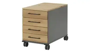 Rollcontainer mit Massivholzfront SOLIDLine