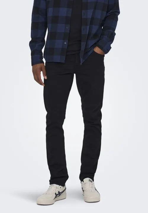 LOOM - Jeans slim fit - black denim
