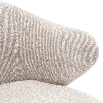 Armstoel MAJA Linen/Metal bronze
