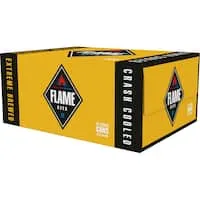flame beer lager Can 12 x 330mL