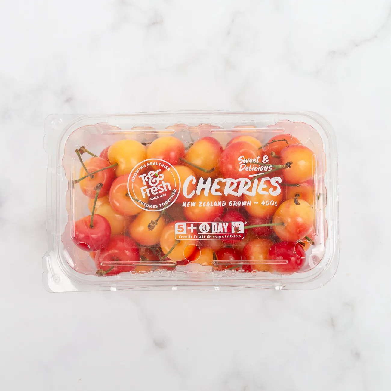 white rainier cherries 400g