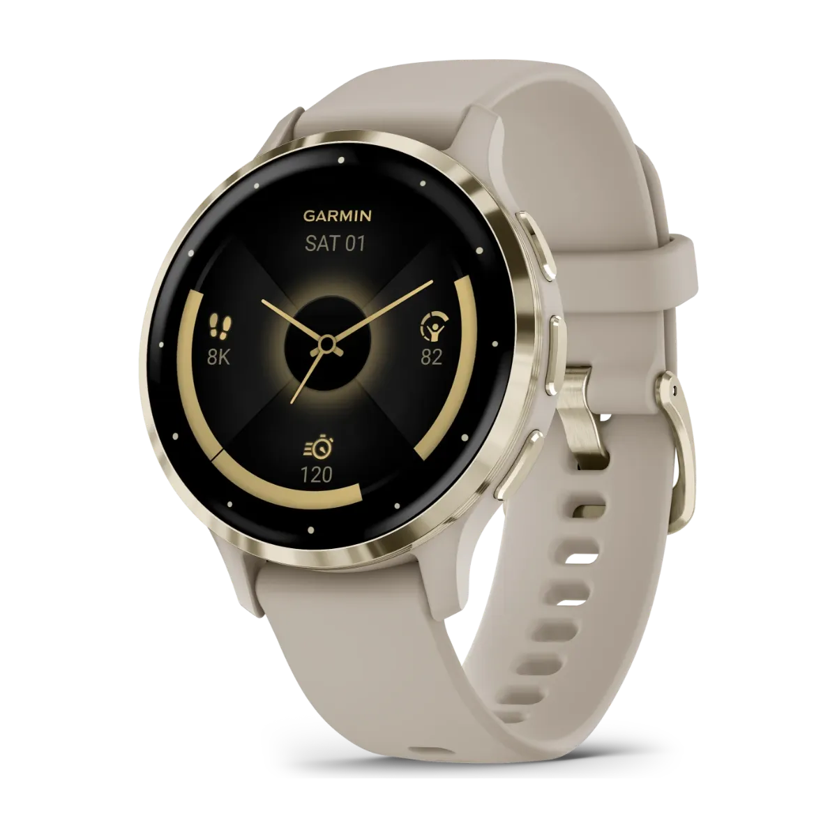 Garmin Venu 3S smartklokke French Gray/soft gold