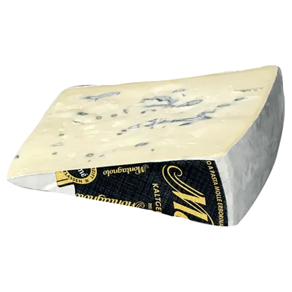 Cambozola Grand Noir, Fiorella di Tomino, Montagnolo Deutscher Weichkäse mit Blauschimmel 60 bzw. 70 % Fett i. Tr., mild oder kräftig 100 g