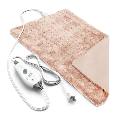 50-in x 60-in Waffle Heated Blanket Electric Throw White