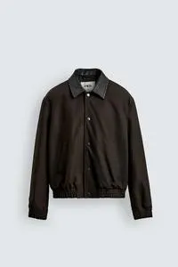 RELAXED FIT CONTRAST COLLAR JACKET LIMITED EDITION