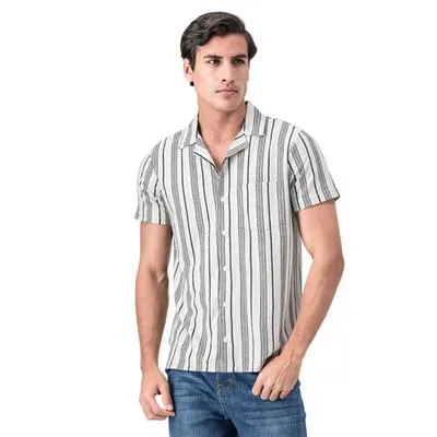 Camisa Hummo Hombre diseño a rayas verticales