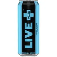live plus energy drink citrus zero sugar Single can 500mL