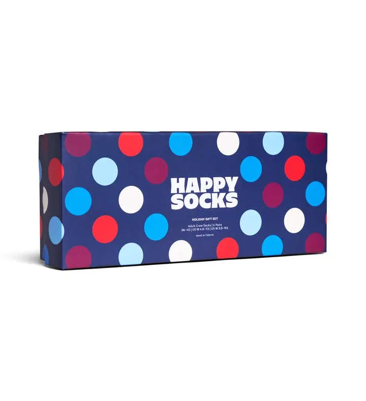 4-Pack Navy Socks Gift Set