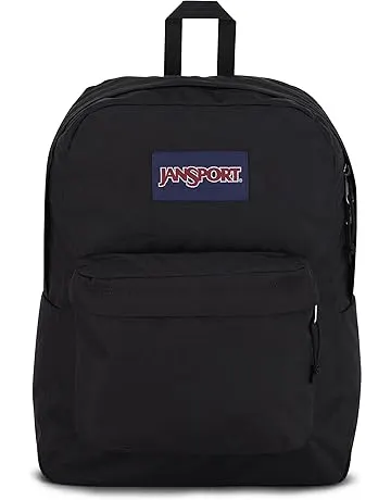 JanSport SuperBreak One Backpacks - Durable, Lightweight Bookbag with 1 Main Compartment, Front Utility Pocket with Built-in Organizer - Premium Backpack, Black