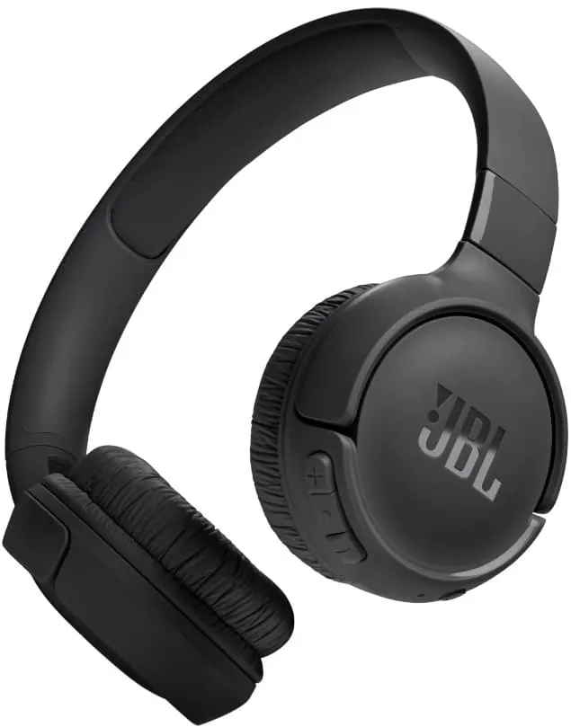 JBL Tune 525BT trådløse on-ear hodetelefoner (sort)