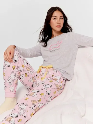 Snoopy Hugs Easy Pj Pant