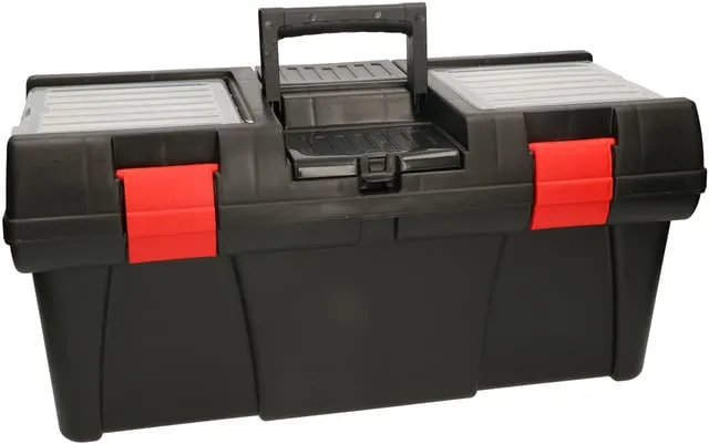 Cassetta porta attrezzi - Valigetta porta attrezzi - 20"/50 cm - Organizer pratico per attrezzi con due scomparti - KOTARBAU
