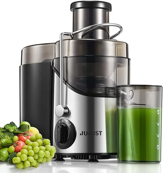 Juicer Machines, Juilist 3" Wide Mouth, Max 800W, 3-Speed 400W Easy-Clean | Max power 800W