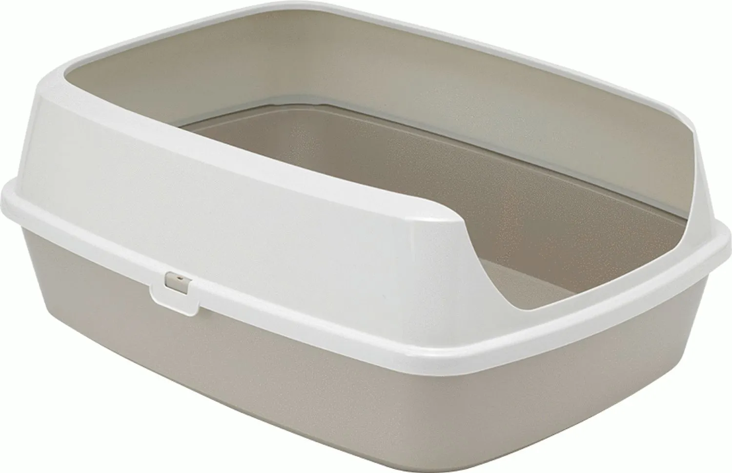 Moderna Open Kattenbak Maryloo - Kattentoilet - 50.2x38.4x21.4 cm Grijs Wit Large