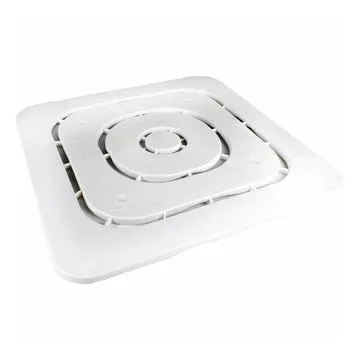 Pedana Doccia Antiscivolo in plastica Bianca 60x60 cm