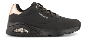 Skechers Street UNO Shimmer Away Sneaker Svart 155196