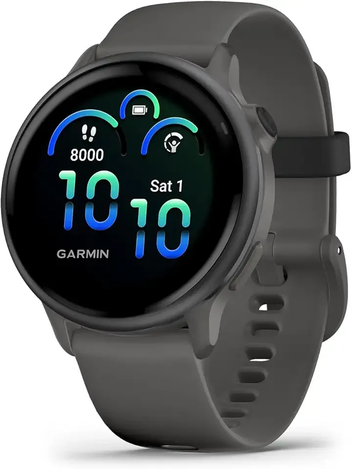 Garmin vívoactive® 6, Health and Fitness GPS Smartwatch, AMOLED Display, Up to 11 Days of Battery, Pebble Gray with Slate Band