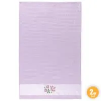 Pique-Küchentücher, Flieder - 2er-Set