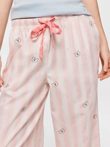 Vintage Bear 100% Cotton Classic Pj Pant