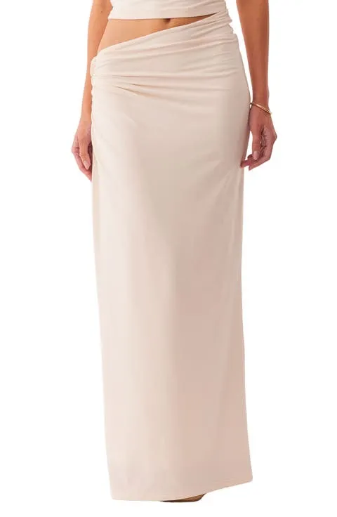 Amabel Asymmetric Waist Maxi Skirt