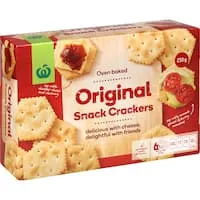 woolworths crackers original 250g