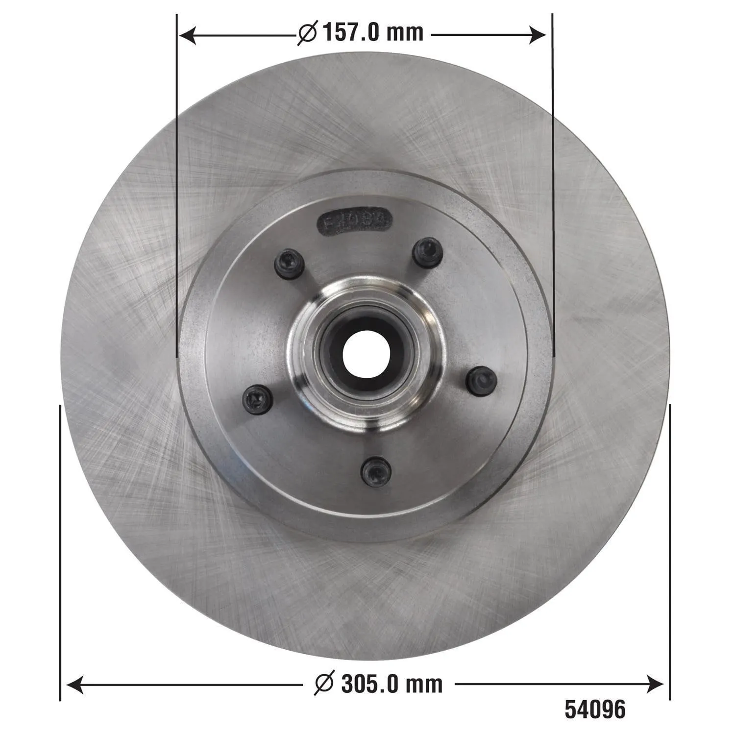 Duralast Disc Brake Rotor and Hub Assembly 54096